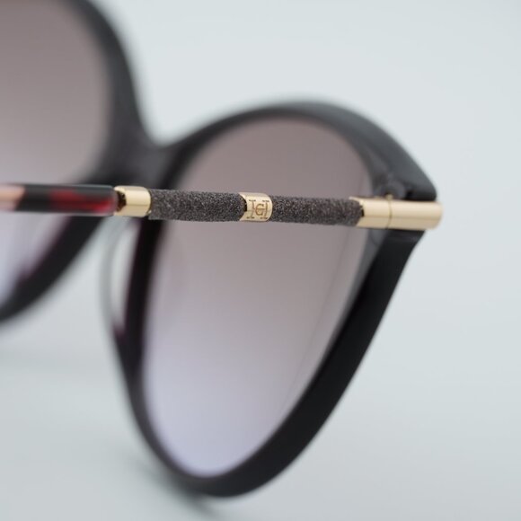 Carolina Herrera HER 0189/G/S T1W Sunglasses Plum Cat Eye Frame, Violet Lenses - Picture 6 of 11